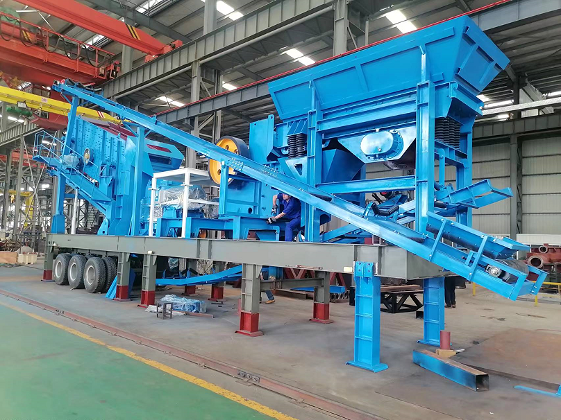 Mobile Jaw crusher plant