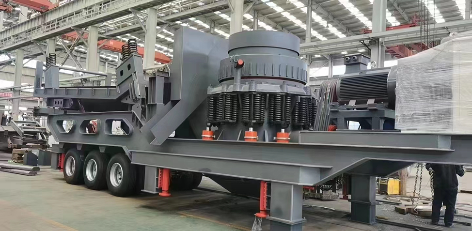 Mobile cone crusher plant