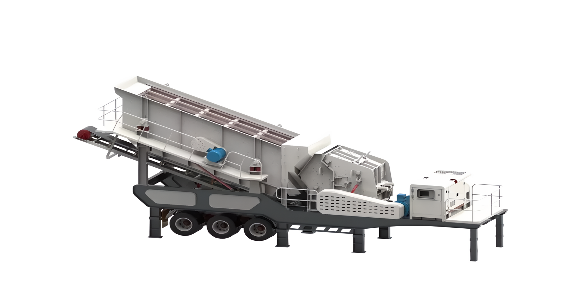 Mobile Impact Crushing Plant For Aggregate Crushing